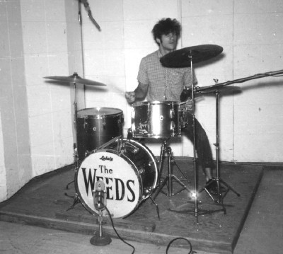 Andy recording at Syncron Sound, 1968