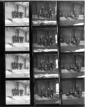 Windsor Train Station, 1967 Contact Sheet - Photographer: Philip Ellsworth